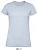 Camiseta Mujer Regent Fit Jaspeado Sols - Color Azul Cielo Jaspeado
